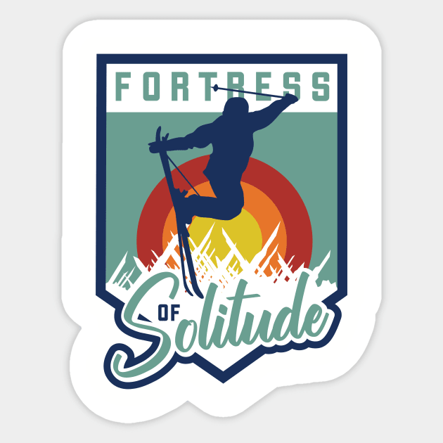 Fortress of Solitude Sticker by MindsparkCreative